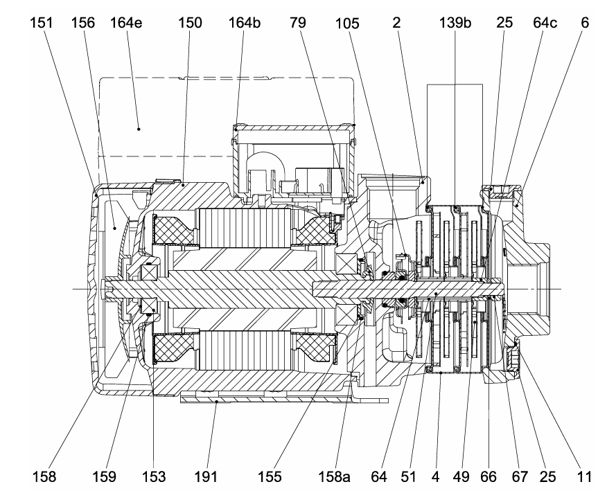 Конструкция насосной установки Grundfos CMB