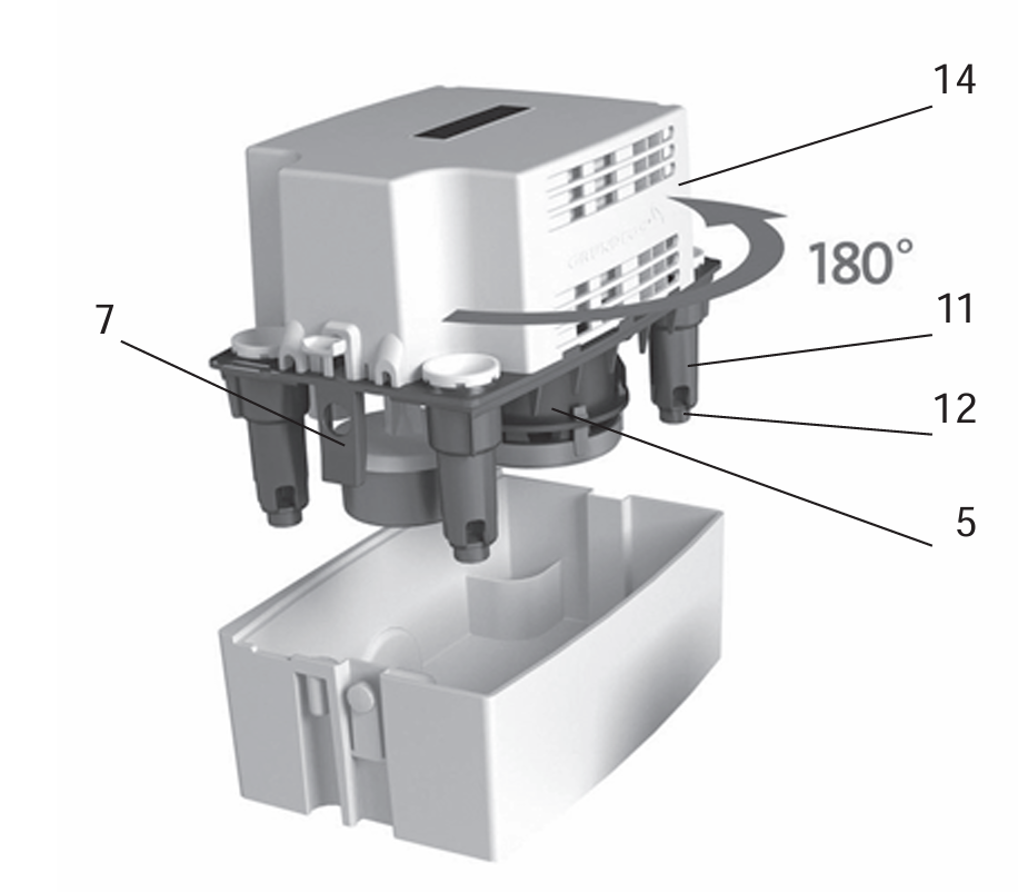 Конструкция Grundfos CONLIFT1 схема 2