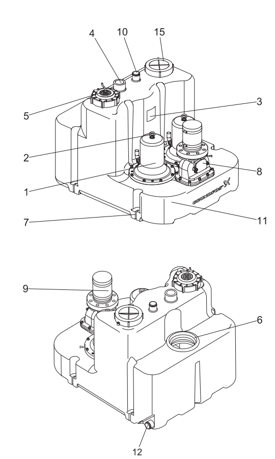 Конструкция Grundfos MULTILIFT MLD